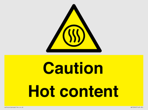 Caution Hot content